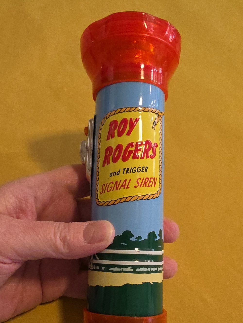 Roy Rogers and Trigger Signal Siren - Modern Reproduction